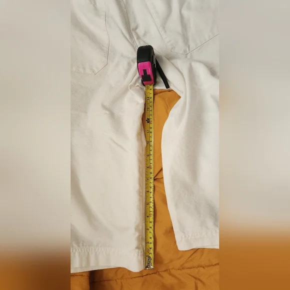 Free People Wide Leg White Button Pants - Picture 7 of 9